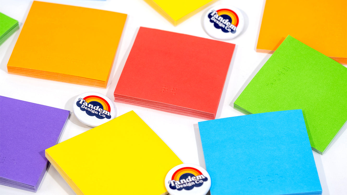 Tandem Design Co — Braille Sticky Notes