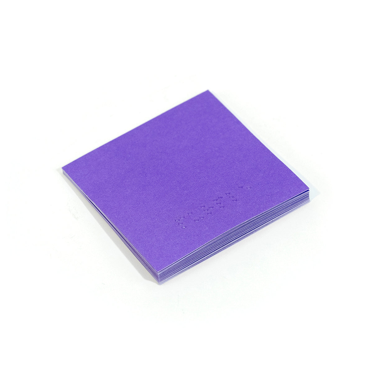 Purple Braille Sticky Note